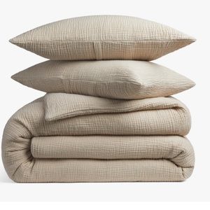 Parachute Cloud Cotton Duvet Cover Set  - queen / full